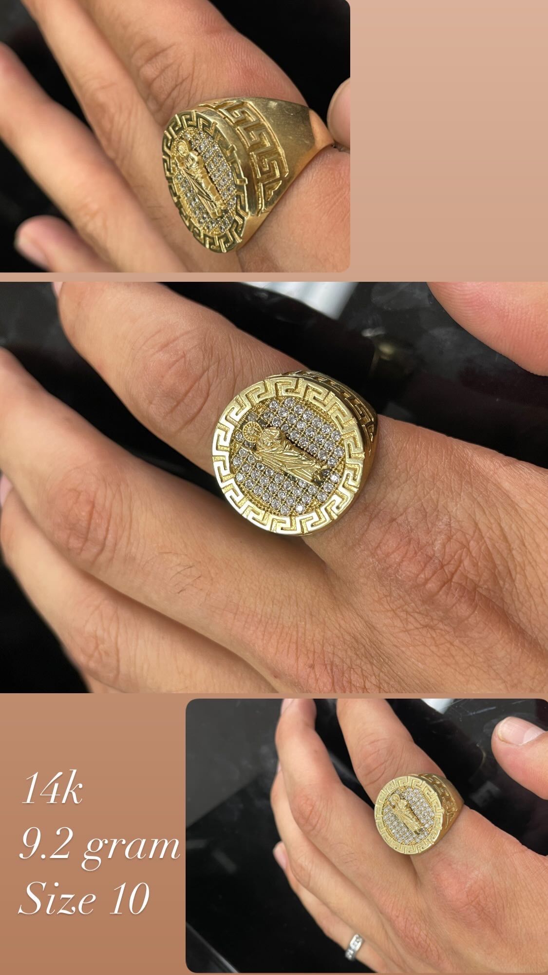 San Judas Ring 14k