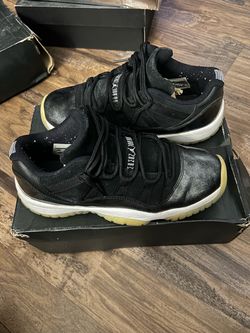 Air Jordan 11 Low Black “Barons” Sneakers