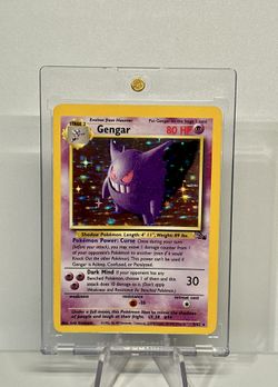 GENGAR Holo #5/62 1999 WOTC Pokemon Fossil NM for Sale in San Diego, CA - OfferUp GENGAR Holo #5/62 1999 WOTC Pokemon Fossil NM for Sale in San Diego, CA - OfferUp