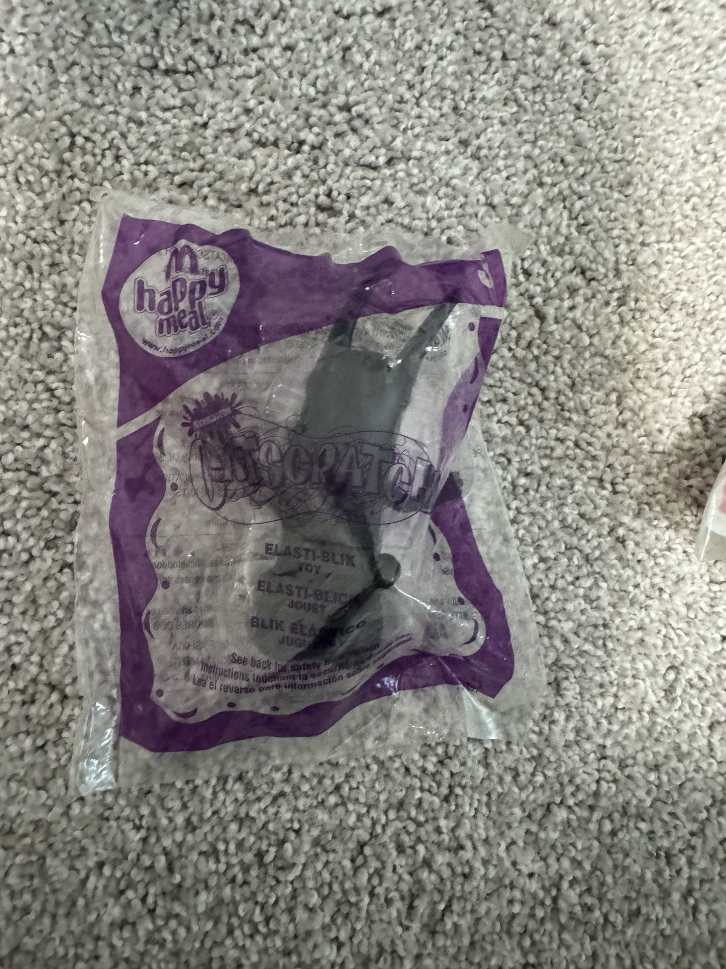 2007 Brand New Catscratch Elasti-Blik McDonald’s Happy Meal Toy In Sealed Bag