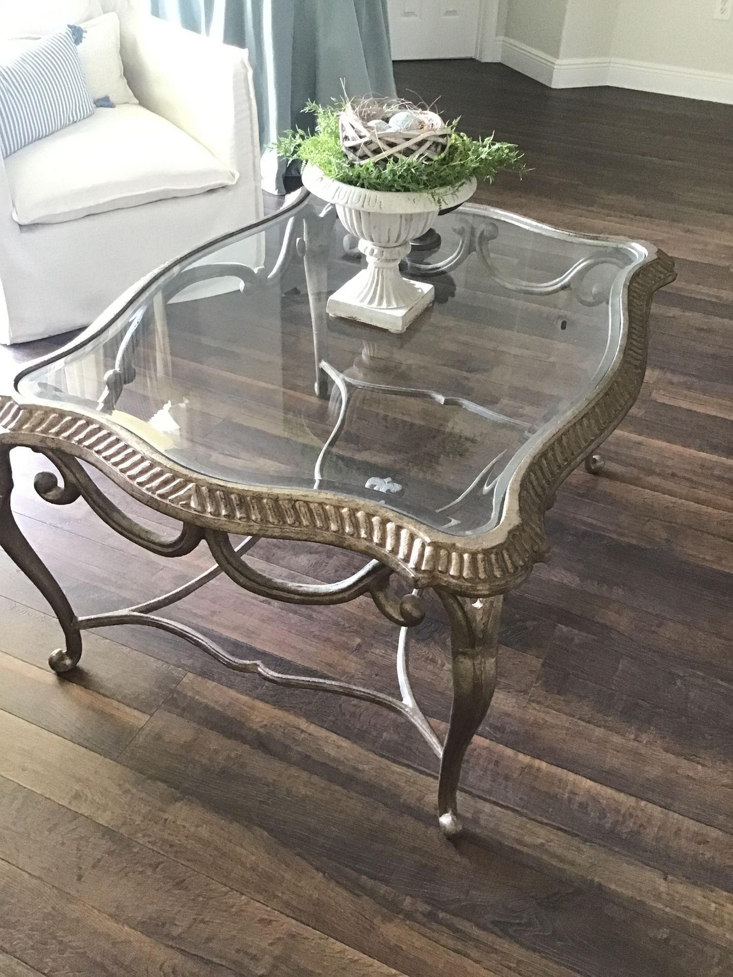 Elegant Gold Coffee Table