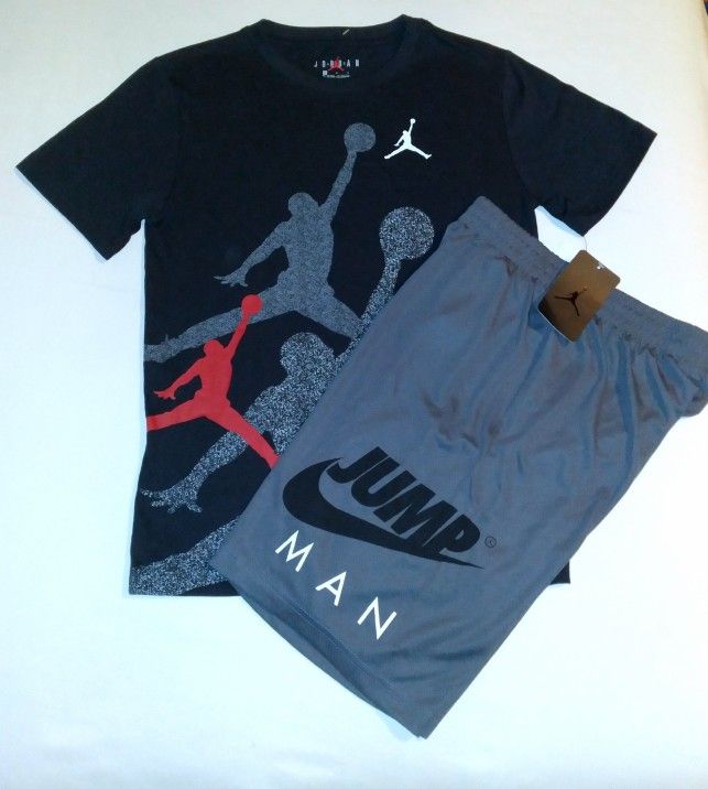Jordan Boys Youth 2pc Short Set- Large
