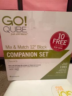 Accuquilt 12” block dies