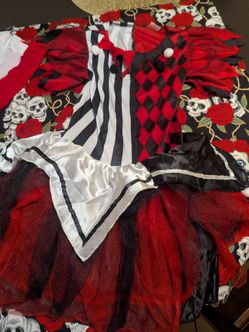 Jester Clown Halloween Costume Dress
