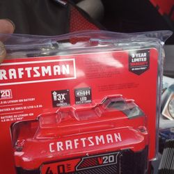 Craftsman 20v 4ah Battery