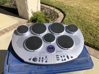 Casio Digital Drum Set Model LD-80 with pedals & drum sticks