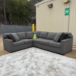 Modern Gray Sectional Couch