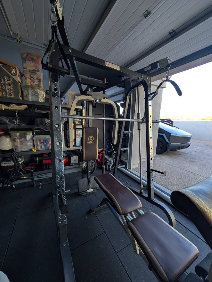 Gym Rack Smith Machine (Marcy Diamond Elite) - $575 (North Scottsdale - Dixileta)
