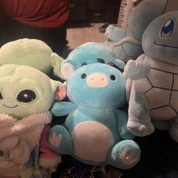 Three Plushies