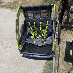 Schwinn gemini online double bicycle trailer