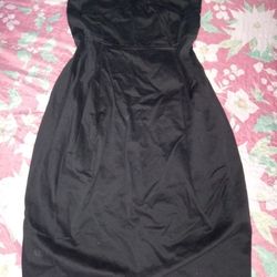 Strapless Black Dress 
