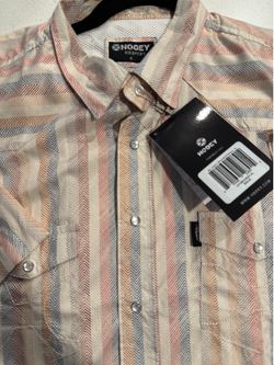 Men’s Hooey Pearl snap shirt. New with tags