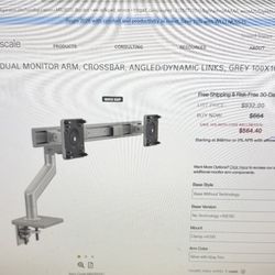Human Scale Dual Monitor mount 