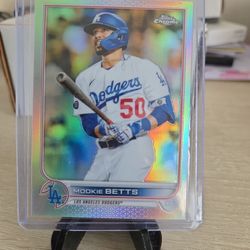 Dodgers Mookie Betts Refractor Card