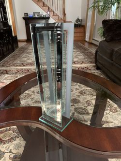 Glass Mirrored Vase