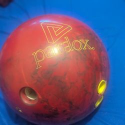 Paradox Track Red 14 Pound Bowling Ball Reactive 