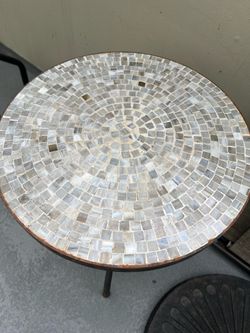 Small patio side table / plant stand