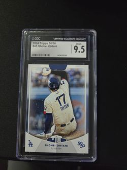 Cgc 9.5 shohei ohtani 50/50 slab