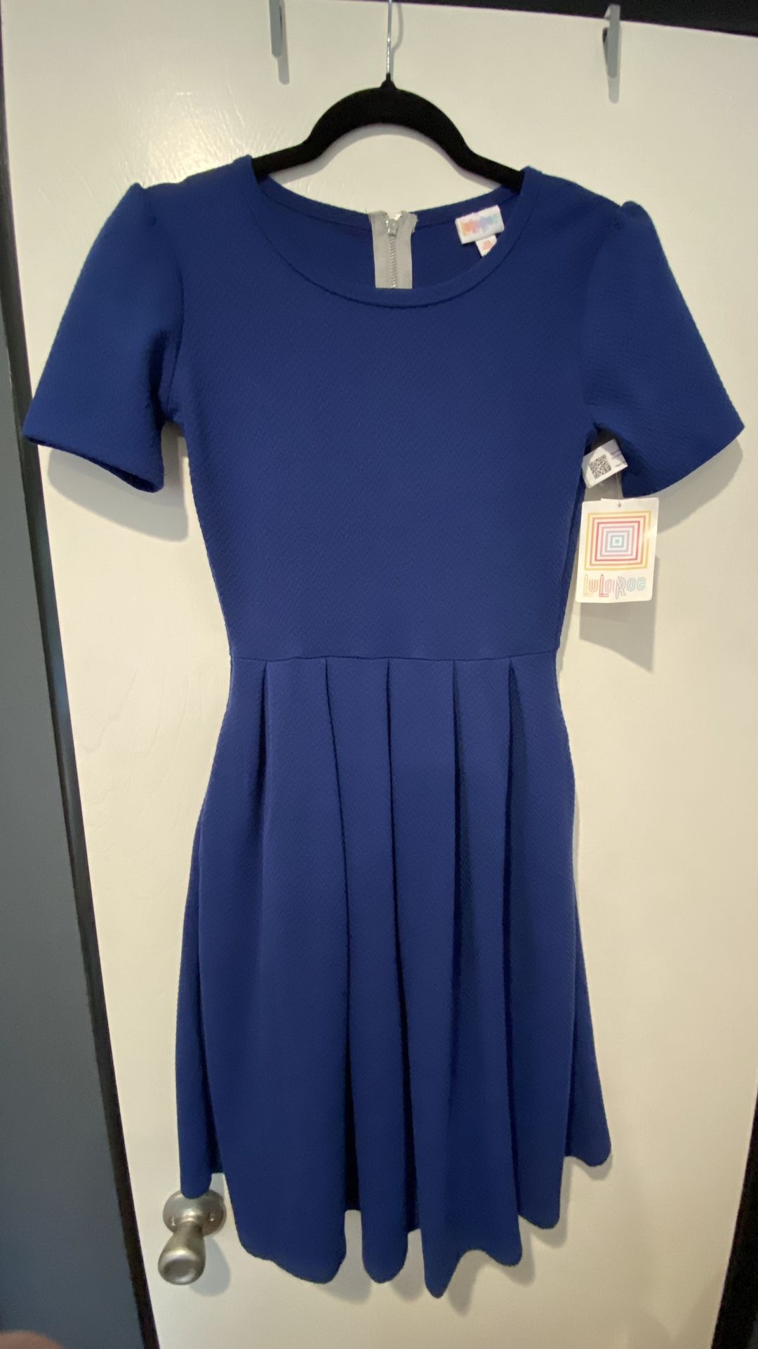 LulaRoe Blue Short Sleeve Dress