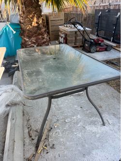Patio table