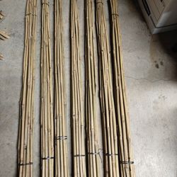 12 Pcs Bamboo Stakes 4 Ft