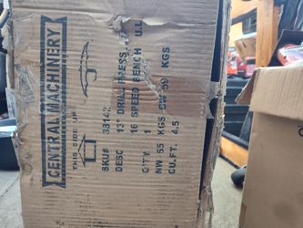 Central Machinery 13 Inch Drill Press