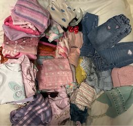 Girls' size 6/7Clothing Bundle - Assorted  shoes size 11-12