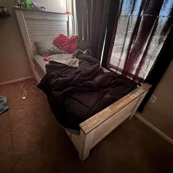 TWIN SIZE!!! Bed frame with or without Mattress