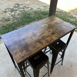 High top Table With Barstools