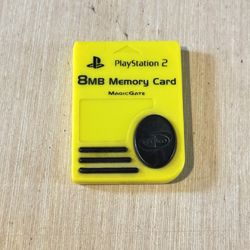 Sony PS2 Official OEM MagicGate 8mb Memory Card Genuine “UNTESTED”Buy As Is Read 