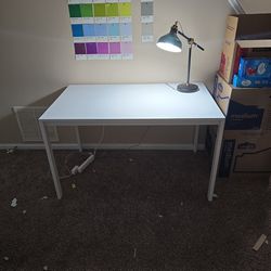 White IKEA MELLTORP Table