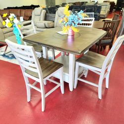 Diningroom Furniture Counter Height Dining Table Sets Only $49 Down No Credit Needed 