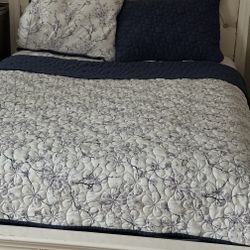 White Full Size Bed Frame  $25