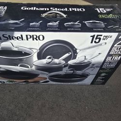 Gotham Steel PRO 15-Piece Cookware Set