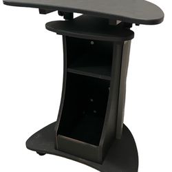 Techni Mobili Sit to Stand Rolling Laptop Desk with Storage