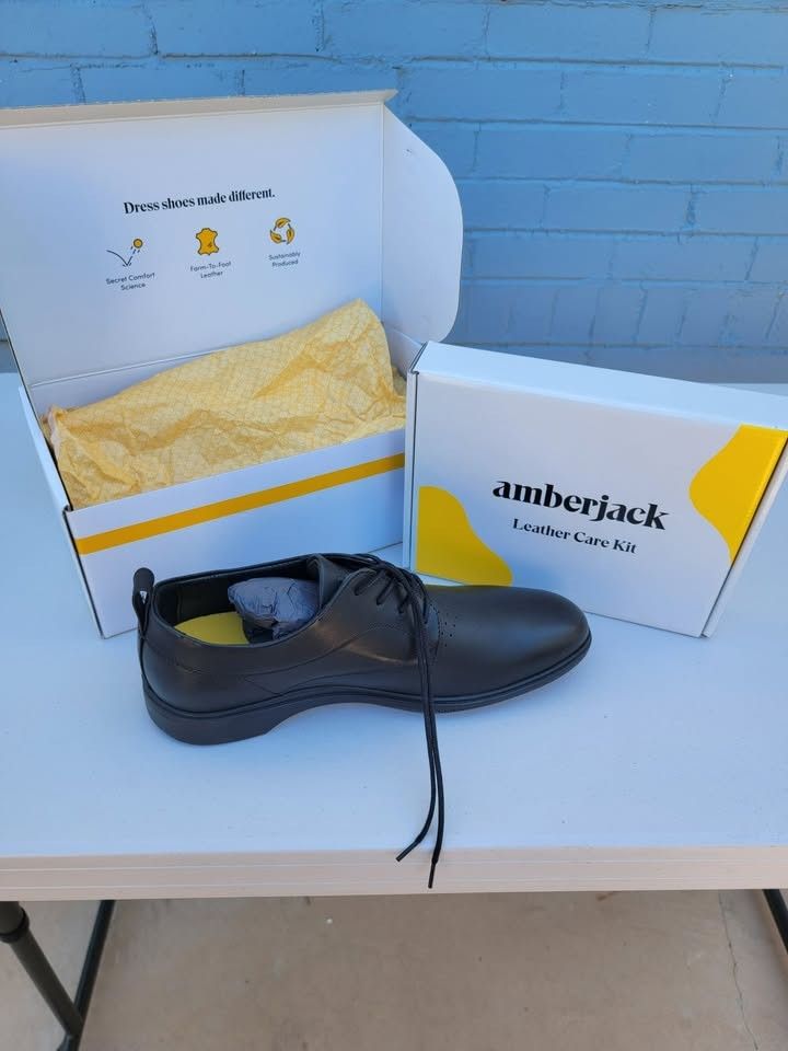 Amberjack “The Original” Dress Shoe — Obsidian BRAND NEW sz 11