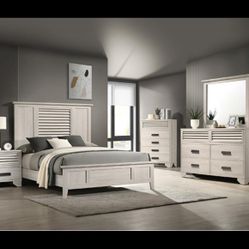 B4749 Sarter Bedroom Set 5pc Queen 🔥😍🩶🚛
