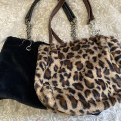 2 y2k furry bags set