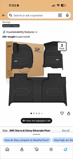 Silverado/Sierra floor mats