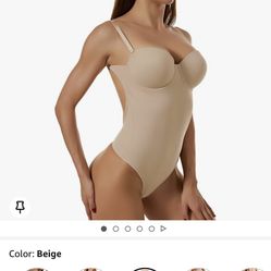 Open Back One Piece Shaper 