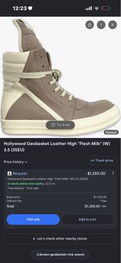 Rick Owens Geobasket