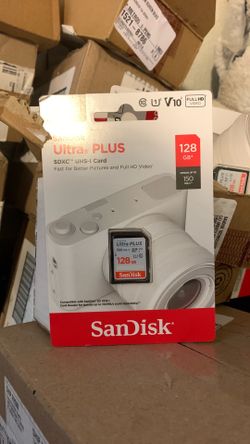 SanDisk 128GB ultra plus sdxc uhs-i card