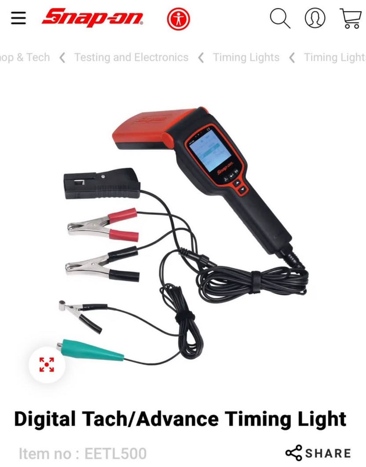 Snap On Timing Light