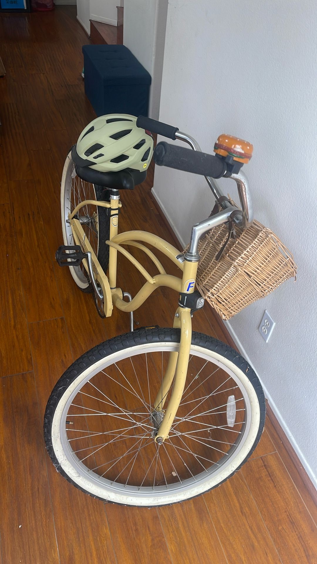 Cruiser Beach, Bike With Helmet