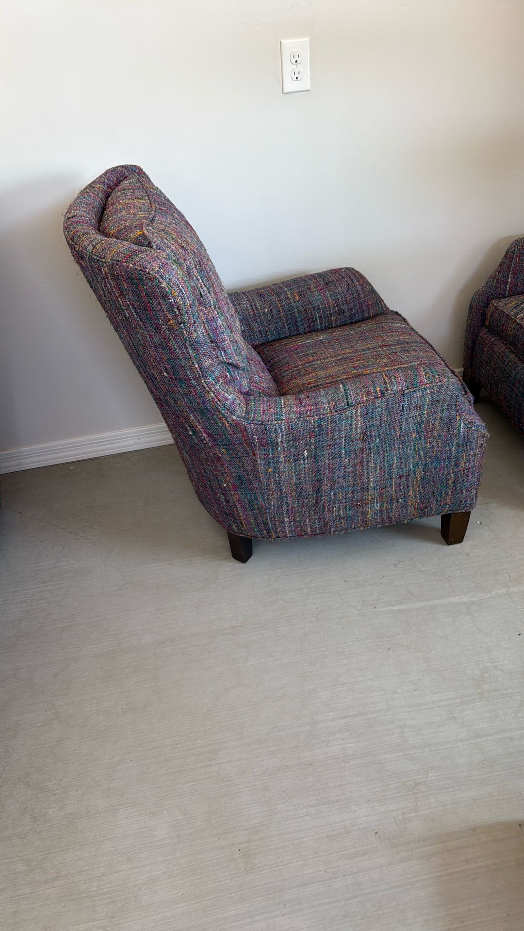 Living room chairs set of 3