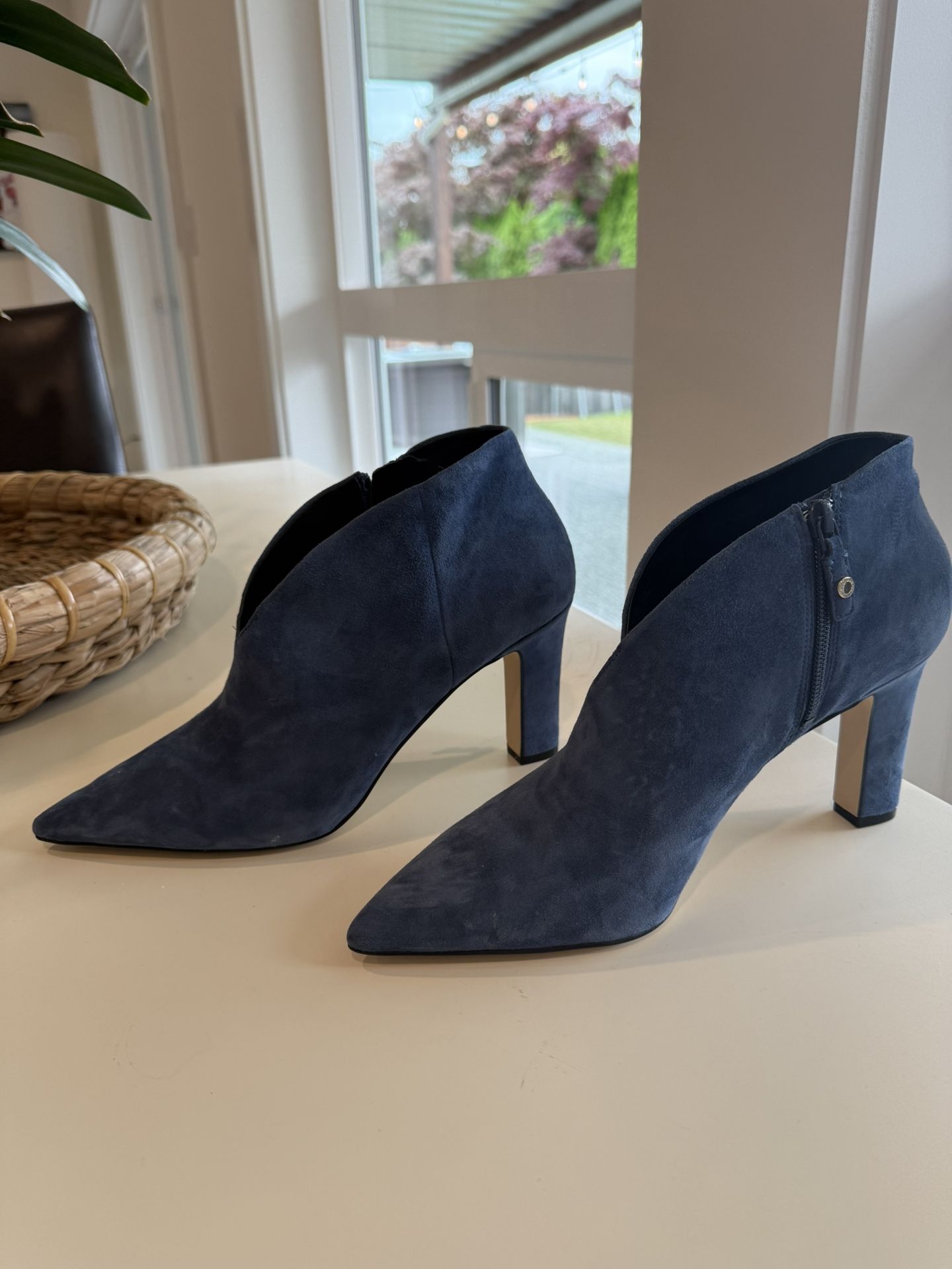Cole Haan Women’s Blue Suede Bootie 11
