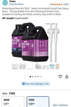 Puduo Epoxy Resin Kit 72OZ