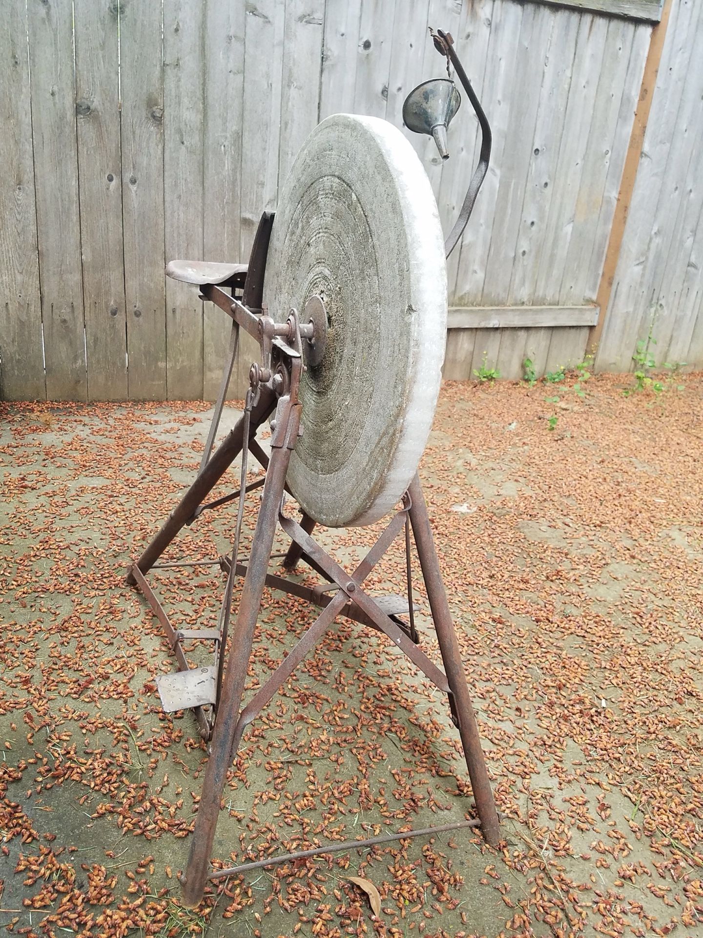 Vintage stone knife sharpening wheel for Sale in Laguna Beach, CA - OfferUp