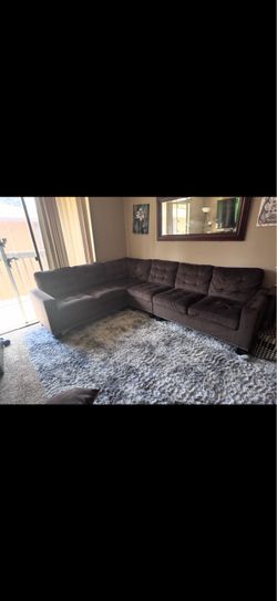 Coffee brown  Sectional Sofa