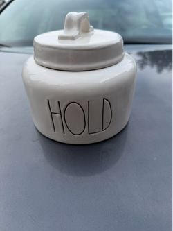 Rae Dunn Hold Canister